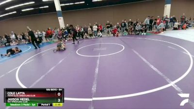 84 lbs Semifinal - Jaxson Medel, Vici Wrestling Club vs Cole Latta, Texas Elite Wrestling Club