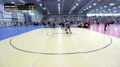 120 lbs Consi Of 32 #2 - Indigo Kimball, CT vs Daniela Canals, FL