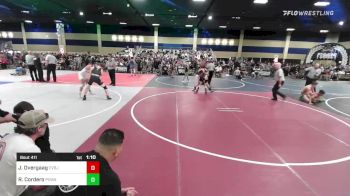 109 lbs Round Of 64 - John Overgaag, Cvbjj vs Rene Cordero, Poway Elite