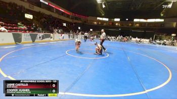 125 lbs 3rd Place Match - Cooper Hughes, Stampede Wrestling Club vs Jaime Castillo, Blue Devils