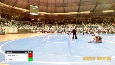 85 lbs Round Of 32 - Jace Sharples, Ogden's Outlaws Wrestling Club vs Kyper Graaf, Sebolt Wrestling Academy