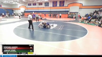 197 lbs Cons. Round 2 - Stephen Andryc, Case Western Reserve vs Jordan Lewis, Wisconsin-Whitewater