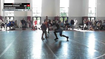 165 lbs Consi Of 16 #1 - Alexander Quintano, Noke Wrestling RTC vs Ajani Redwood, The Citadel