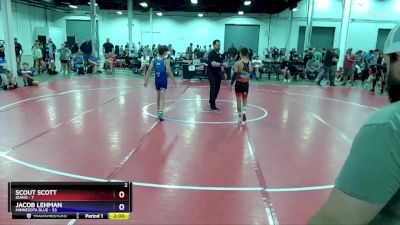 110 lbs Round 1 (16 Team) - Scout Scott, Idaho vs Jacob Lehman, Minnesota Blue