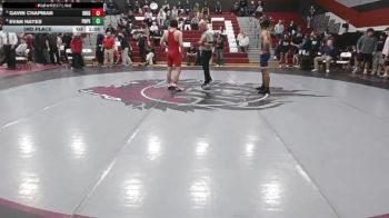 145 lbs 3rd Place - Gavin Chapman, Bristol vs Evan Hayes, Pope John Paul II