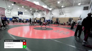 116 lbs Quarterfinal - Ayden Cardona, Xavier vs Augie Moon, Trinity School (NYC)