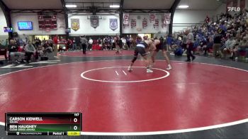 157 lbs Cons. Round 3 - Carson Kidwell, Solon vs Ben Haughey, Clear Creek-Amana