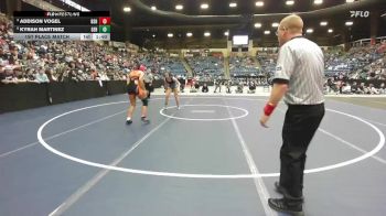 155 lbs 1st Place Match - Kyrah Martinez, Goddard-Eisenhower Hs vs Addison Vogel, Bonner Springs HS