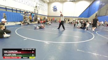 65 lbs Quarterfinal - Mac Thornton, South Summit Wrestling Club vs Wylder Ford, Sanderson Wrestling Academy