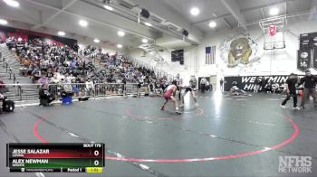 126 lbs Champ. Round 2 - Jesse Salazar, Covina vs Alex Newman, Servite