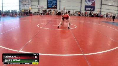 130 lbs Rd# 1 9:00am Friday - Olympic Serrao, PA Gold vs Caiden Root, NCWAY National Team