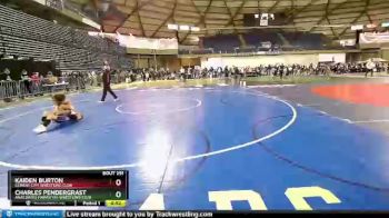 85 lbs Quarterfinal - Kaiden Burton, Cement City Wrestling Club vs Charles Pendergrast, Anacortes Hawkeyes Wrestling Club