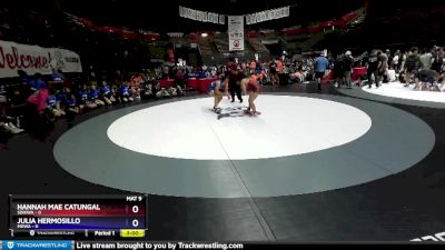 152 lbs Placement Matches (16 Team) - Hannah Mae Catungal, SDIKWA vs Julia Hermosillo, MDWA