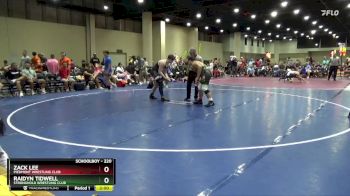 220 lbs Round 2 - Raidyn Tidwell, Stronghold Wrestling Club vs Zack Lee, Piedmont Wrestling Club