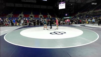 120 lbs Cons. Sub-rd Of 16 - Rylan Custard, NE vs Aileen Aragon, IA