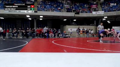 120 lbs Cons. Round 2 - Kaylee Benyo, Unattached vs Lelynn Kelly, Unattached