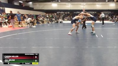 141 lbs Cons. Semi - Caiden Heller, Messiah vs Asa Brunk, Messiah