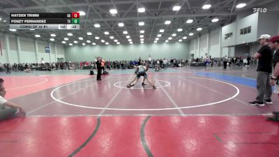 126 lbs Consi Of 32 #1 - Hayden Trimm, GA vs Fonzy Fernandez, TX