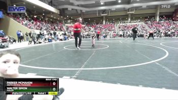 58 lbs Champ. Round 2 - Parker McMahon, South Central Punishers vs Walter Simon, Purler