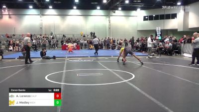 125 lbs Consolation - Antonio Lorenzo, Cal Poly vs Jack Medley, Michigan