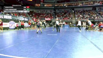 3A-120 lbs Champ. Round 1 - Josh Bergkamp, Dowling Catholic vs Evan Stahl, LeMars
