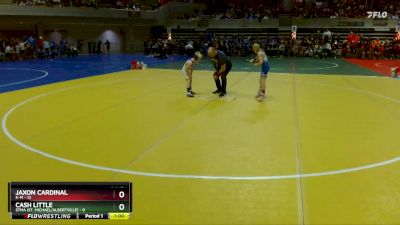 55 lbs Semis (4 Team) - Jaxon Cardinal, K-M vs Cash Little, STMA (St. Michael/Albertville)