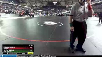 3 lbs Champ. Round 1 - Elyas Karimi, Kent Meridian vs Alex Ovando, Prairie