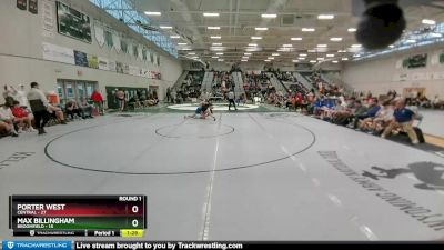 160 lbs Round 1 (8 Team) - Max Billingham, Broomfield vs Porter West, Central