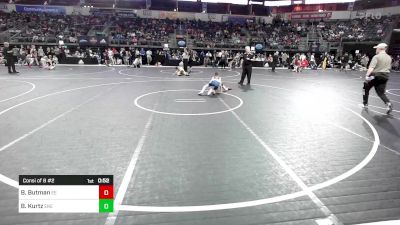 70 lbs Consi Of 8 #2 - BrocLee Butman, Eierman Elite vs Beckett Kurtz, East Kansas Eagles