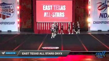 - East Texas All Stars Onyx [2019 Junior - Small 3 Day 1] 2019 NCA North Texas Classic