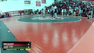 215 lbs Quarterfinal - Daniel Hoke, Graham vs Keith Butler, Archbishop Alter