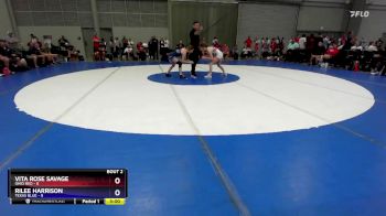 95 lbs Round 1 (8 Team) - Vita Rose Savage, Ohio Red vs Rilee Harrison, Texas Blue