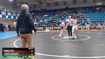 120 lbs Placement Matches (8 Team) - Quinton Carroll, Vancleave High School vs Spence Wigley, Lewisburg
