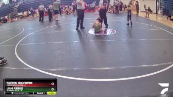 55 lbs Round 3 (6 Team) - Liam Riddle, Alabama Elite vs Paxton Holcombe, Carolina Reapers