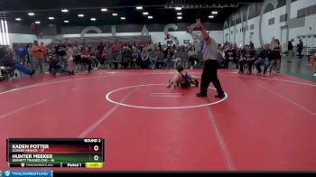 80 lbs Round 2 (8 Team) - Hunter Meeker, Burnett Trained (OH) vs Kaden Potter, Illinois Menace