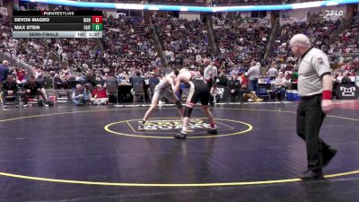 152 lbs Semifinal - Devon Magro, Bishop McCort vs Max Stein, Faith Christian