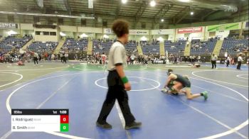 95 lbs Quarterfinal - Isaiah Rodriguez, Bear Cave WC vs Braxton Smith, Bear Cave WC