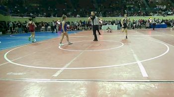 118 lbs Round Of 16 - Kristen De La Rosa, Broken Arrow Girls Junior High vs Hannah Mathis, Pryor Tigers Wrestling