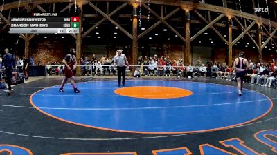 285 lbs 2nd Wrestleback (16 Team) - Branson Mathews, Sonoraville vs Javauri Knowlton, Jordan