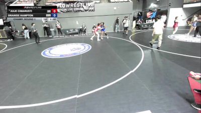 145 lbs Champ. Round 1 - Julie Cimarusti, Legacy Wrestling Center vs Dranise Hampton, Delta Wrestling