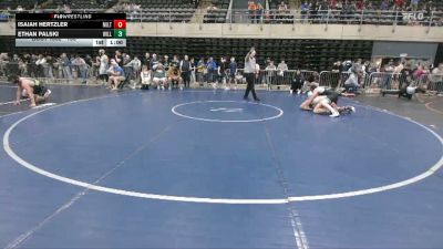 136 lbs Consi Of 8 #2 - Isaiah Hertzler, Milton vs Ethan Palski, Williamsport