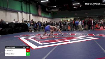 160 lbs Quarterfinal - Joey Blaze, OH vs Dominic Frontino, PA