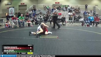 91 lbs Round 1 (6 Team) - Colton Schultz, American Gladiators-Venom vs Devin Ehler, Contenders WA Blue