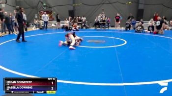 115 lbs 3rd Place Match - Megan Sognefest, CA vs Isabella Downing, MT