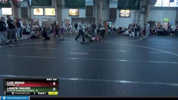 48-52 lbs Round 1 - Luke Briggs, Rampage vs Landon Walker, Glasgow Wrestling Academy