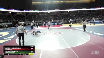 I-124 lbs Cons. Round 3 - Mason Mangialino, Comsewogue vs Dylan Larocco, Clarkstown North