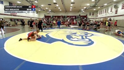 106 lbs Quarterfinal - Christopher Baldo, Apex vs Troy Migliaccio, Ruthless WC