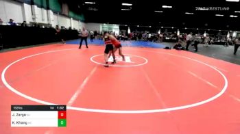 152 lbs Prelims - Jake Zargo, NJ vs Kalvin Khang, NC