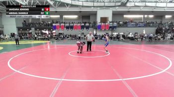 114 lbs Consi Of 16 #2 - Jahzara Jenkins, Bristol Central vs Abigail Daniels, Putnam