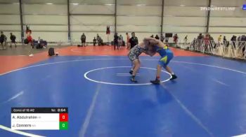 220 lbs Consolation - Aziz Abdulrahim, VA vs JT Connors, WA